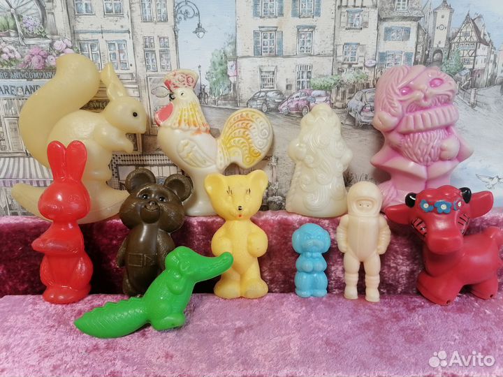 Игрушки дутый пластик СССР
