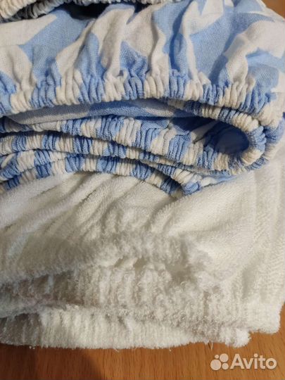 Простынь на резинке на детскую круглую кроватку