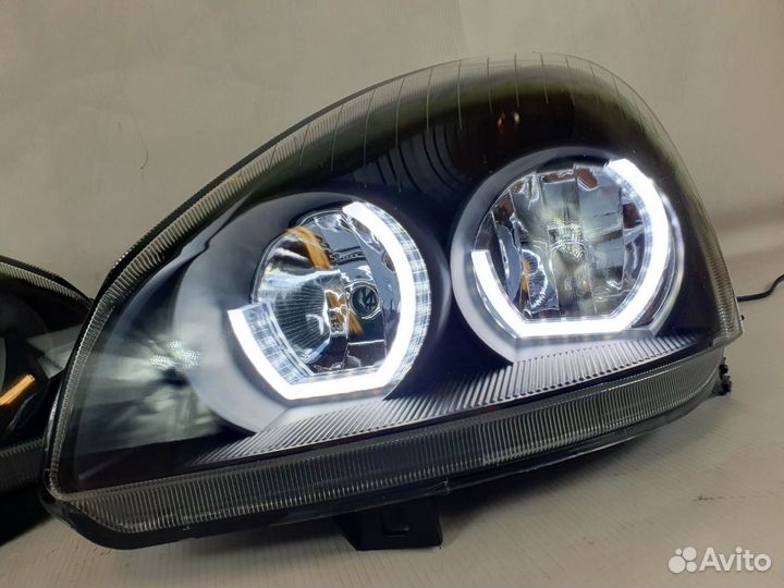 Фары Приора дхо черная маска