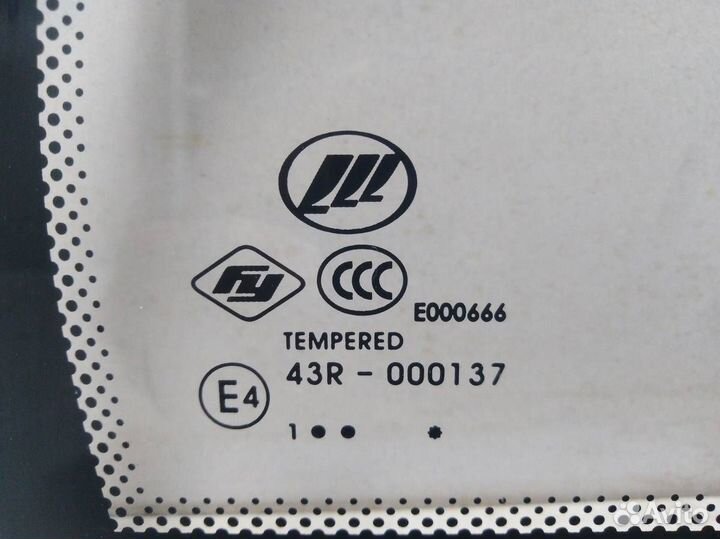 Стекло двери задней правой форточка Lifan Solano 1