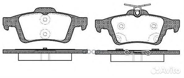 Колодки тормозные 284270 Road house