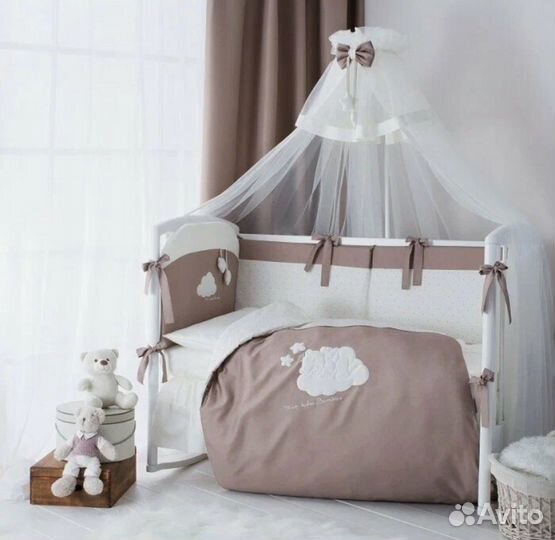 Бортики в детскую кроватку Perina