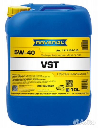 Ravenol vst 5w-40