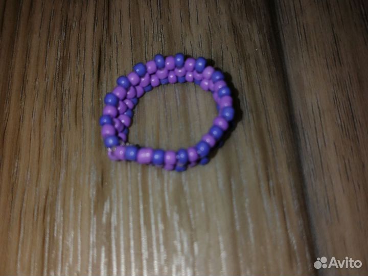 Кольцо из бисера