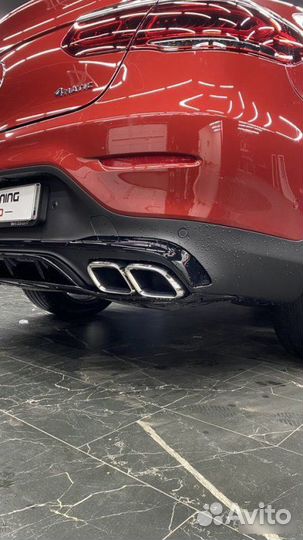 Диффузор с насадками+пороги Mercedes GLC-coupe 253