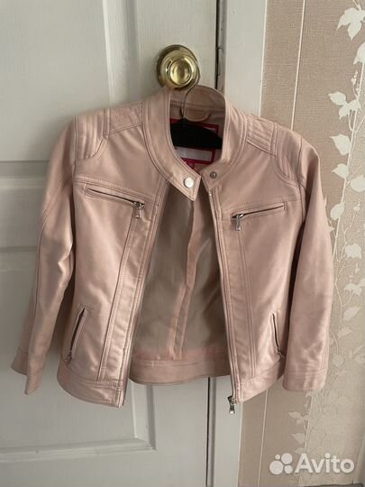Кожаная куртка для девочки