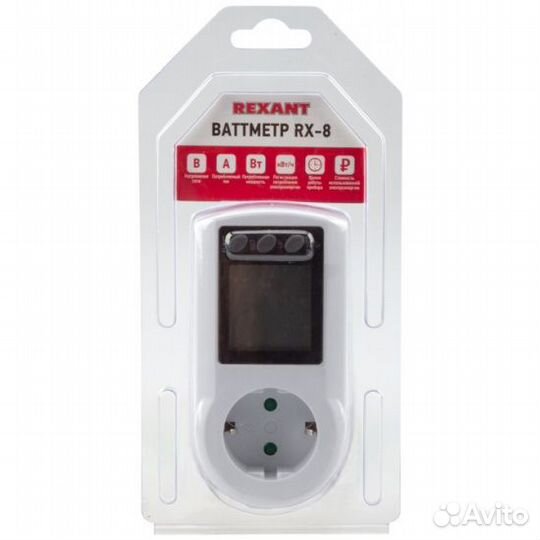 Ваттметр RX-8 горизонтальный rexant