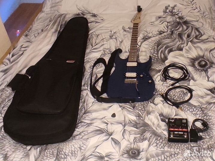Электрогитара HEG 341 с NUX AMP force