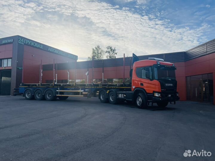 Scania P440 с полуприцепом, 2019