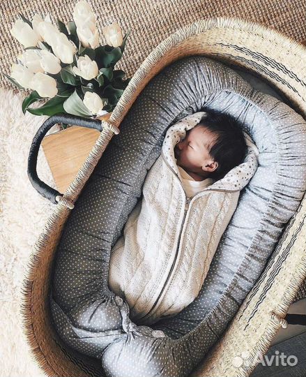 Новый Кокон loom knits вязаный пеленальный