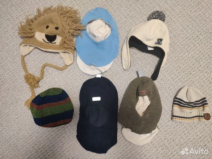 Шапки на мальчика от 42 до 52 размера