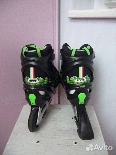 Роликовые коньки детские раздвижные Roces Yuma Boy