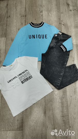 Летняя одежда на девочку р-р 146