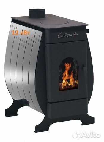 Воздухогрейная печь Сибирячка-12 для помещений