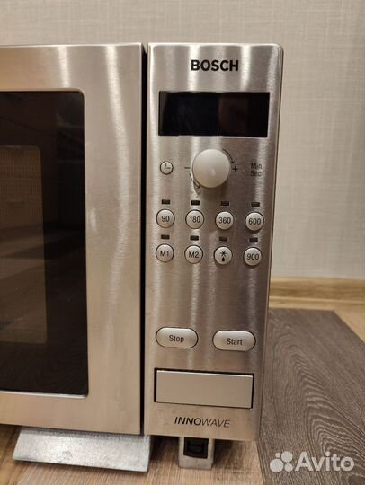 Инверторная встройка Bosch, без рамки. Нержавейка