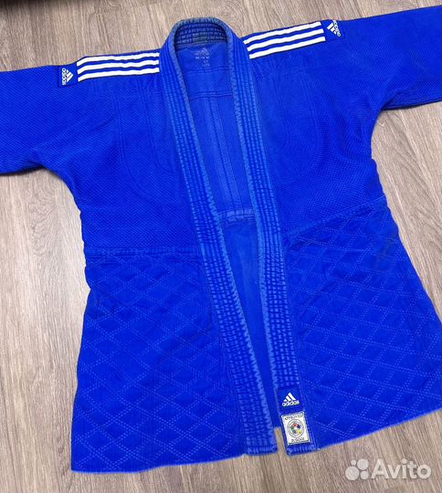 Кимоно для дзюдо adidas синие 160см