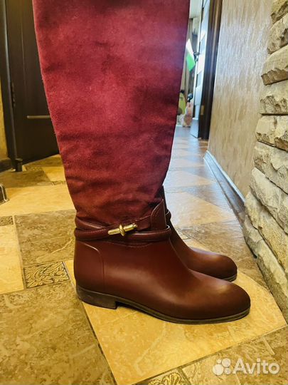 Сапоги Menghi кожа