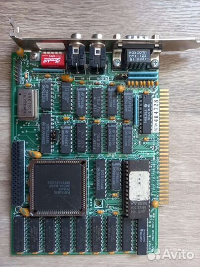 EGA видеокарта 8bit