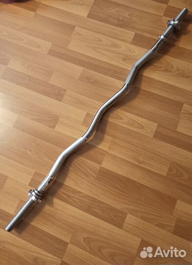 Гриф для штанги изогнутый