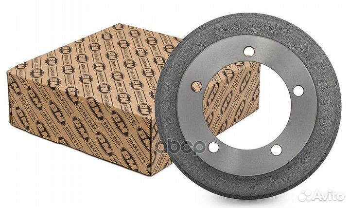 Барабан тормозной задний 254X57мм 5/160(1шт.) D