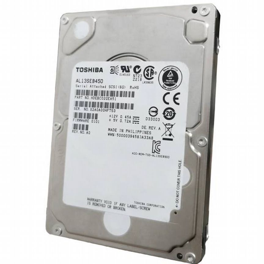 [AL13SEB450] Жесткий Диск Toshiba 450gb Sas 2.5 Al13seb450