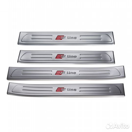 Накладки на пороги для Audi Q7 (09-19) I (4L)