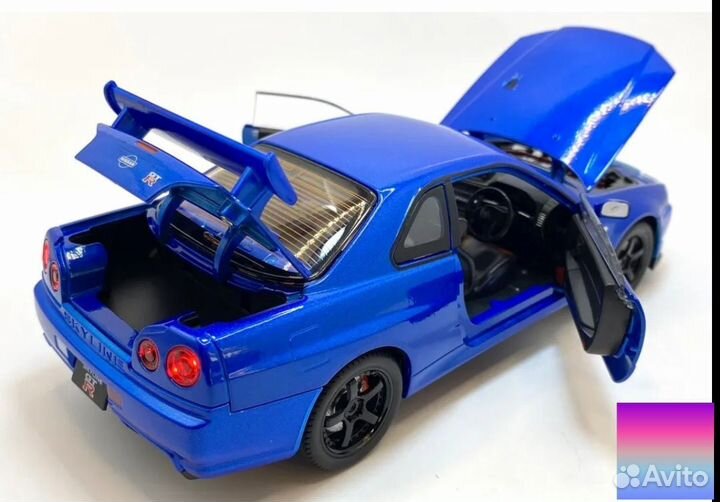 Продам модель Nissan skyline r34