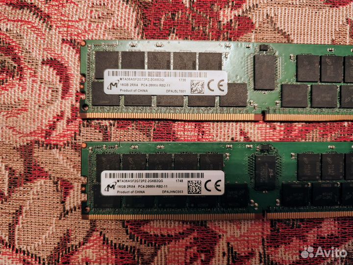 ECC REG DDR4 32Gb 2666Mhz Micron