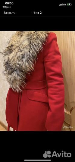 Теплое пальто