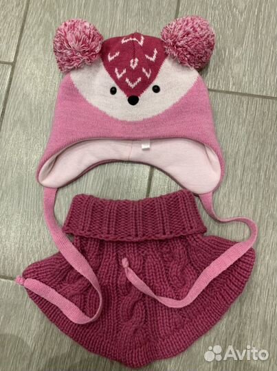 Комплект шапка, шарф