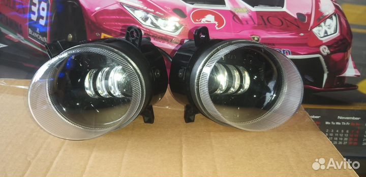 Противотуманные фары на Audi 90W