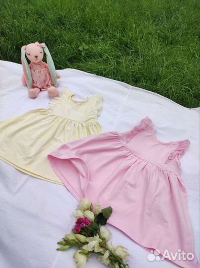 Платье для девочки новое летнее зара 104 см
