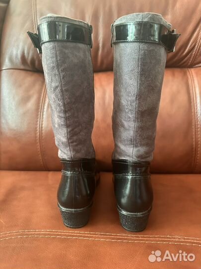 Сапоги резиновые женские утепленные