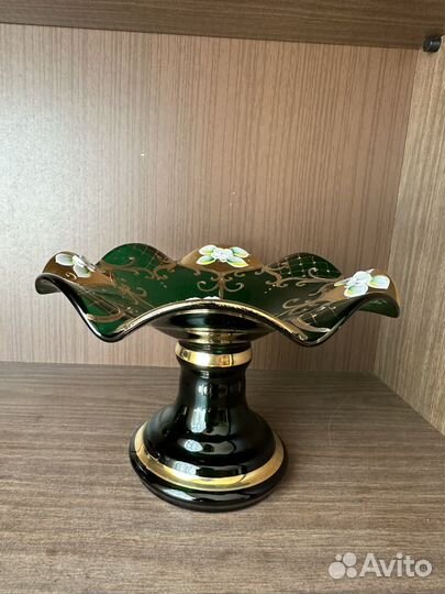 Ваза конфетница богемия