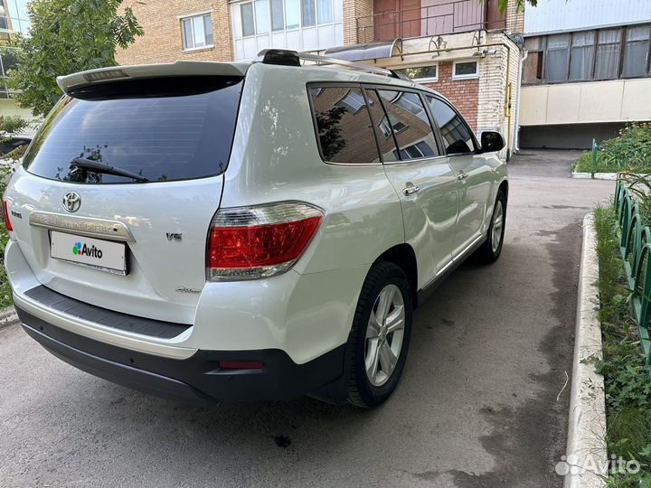 Toyota Highlander 3.5 AT, 2013, 173 000 км