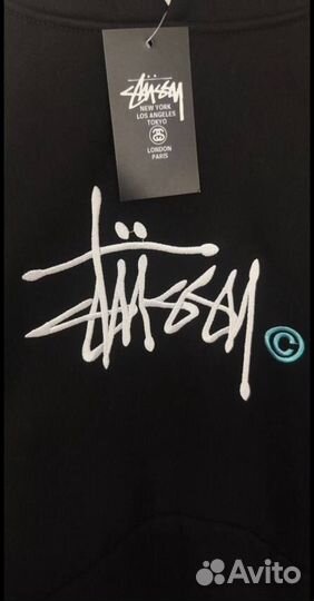 Худи stussy хлопок