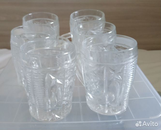 Хрустальные бакалы 6 шт