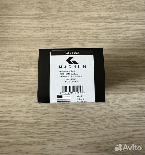 Очки Gatorz Magnum Black Cerakote/Photochromic