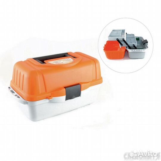 Ящик рыболовный 2х полочный (Следопыт)