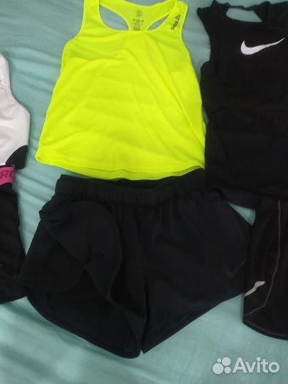 Nike, топ, шорты, юбка