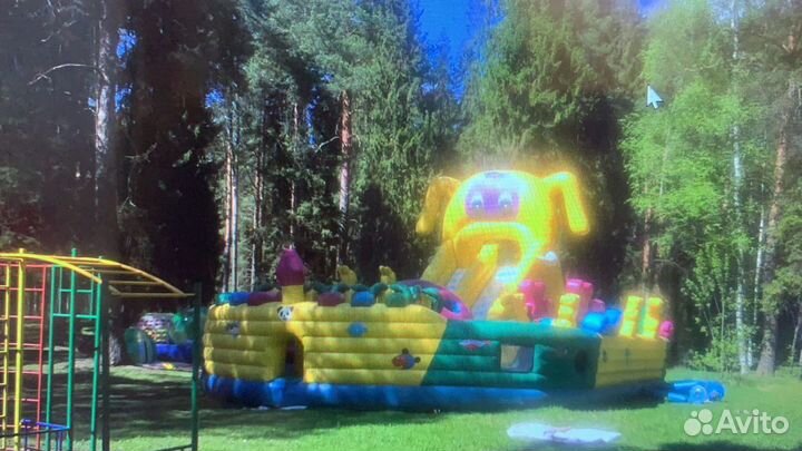 Батут надувной