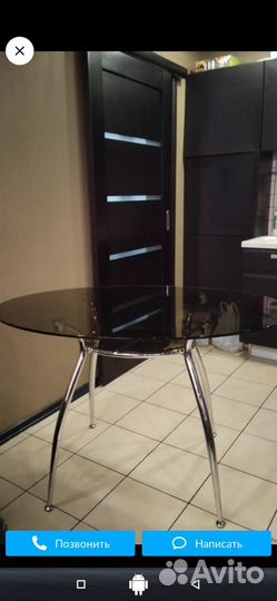 Продам стол стеклянный
