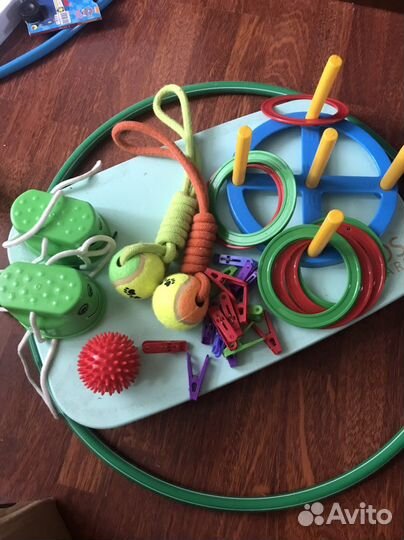 Баланс борд, отопедический коврик, утяжелители