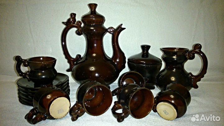 Сервиз кофейный (авторская работа)