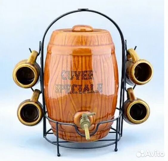 Бочонок cuvee speciale, набор для коньяка/вина