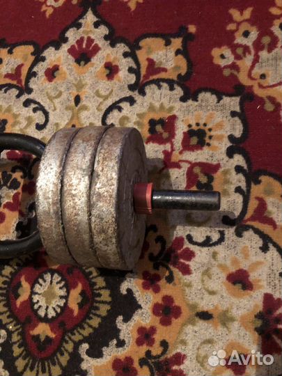 Штанга с параллельным хватом 35 кг