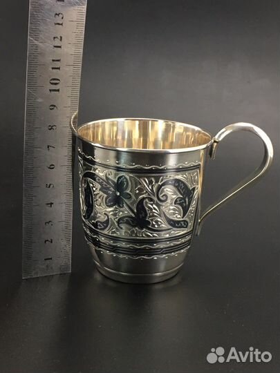 Серебряная Кружка для воды 220мл