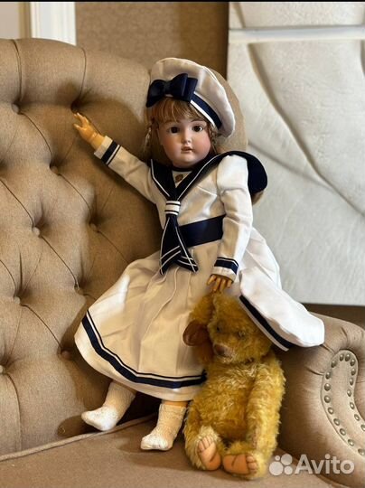 Антикварная фарфоровая кукла Kestner 171