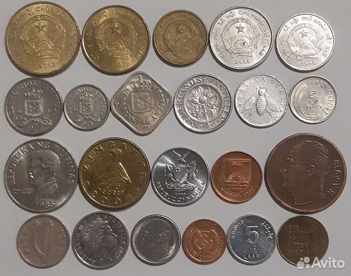 Монеты разные иностранные