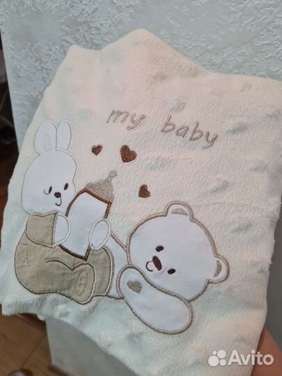 Конверт плед на выписку в коляску кроватку